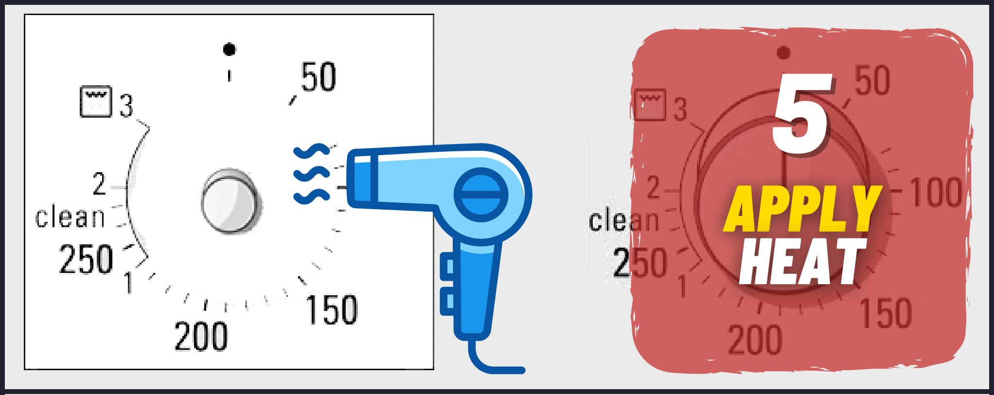 Applying heat to enhance decal adhesion for optimal results